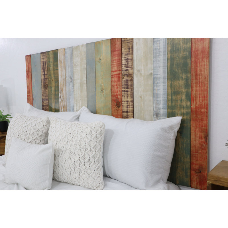 Dakota Fields Knobel Solid Wood Panel Headboard Mounts on Wall Wayfair